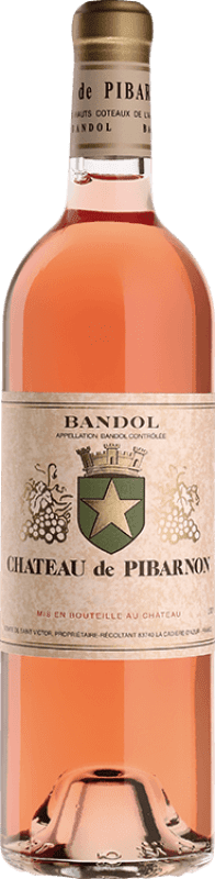165,95 € Kostenloser Versand | Rosé-Wein Château de Pibarnon Rosé A.O.C. Côtes de Provence Provence Frankreich Monastrell, Mourvèdre, Cinsault Jeroboam-Doppelmagnum Flasche 3 L