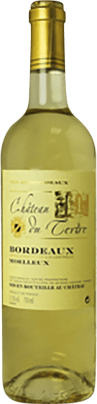 7,95 € Spedizione Gratuita | Vino Bianco Château du Tertre Moelleux — Amabile A.O.C. Bordeaux bordò Francia Nebbiolo, Sauvignon Bottiglia 75 cl