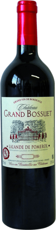 21,95 € Envoi gratuit | Vin rouge Château Grand Bossuet A.O.C. Lalande-de-Pomerol Bordeaux France Merlot, Cabernet Sauvignon, Cabernet Franc Bouteille 75 cl