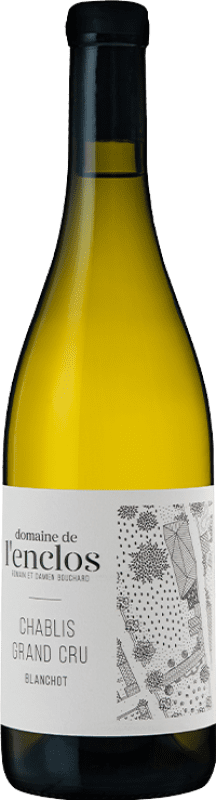 101,95 € Spedizione Gratuita | Vino bianco Domaine de L'Enclos Blanchot A.O.C. Chablis Grand Cru Borgogna Francia Chardonnay Bottiglia 75 cl