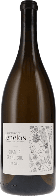254,95 € Spedizione Gratuita | Vino bianco Domaine de L'Enclos Les Clos A.O.C. Chablis Grand Cru Borgogna Francia Chardonnay Bottiglia Magnum 1,5 L