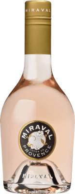 12,95 € 免费送货 | 玫瑰酒 Château Miraval Rosé A.O.C. Côtes de Provence 普罗旺斯 法国 Syrah, Grenache, Cinsault, Rolle 半瓶 37 cl