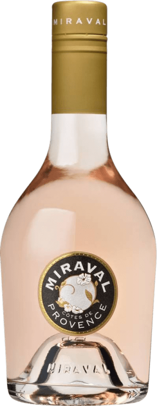 13,95 € Бесплатная доставка | Розовое вино Château Miraval Rosé A.O.C. Côtes de Provence Прованс Франция Syrah, Grenache, Cinsault, Rolle Половина бутылки 37 cl