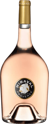 259,95 € Бесплатная доставка | Розовое вино Château Miraval Rosé A.O.C. Côtes de Provence Прованс Франция Syrah, Grenache, Cinsault, Rolle Имперская бутылка-Mathusalem 6 L