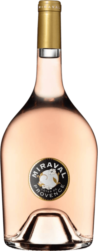 389,95 € Spedizione Gratuita | Vino Rosato Château Miraval Rosé — Rosato A.O.C. Côtes de Provence Provenza Francia Syrah, Garnacha — Grenache, Cinsault, Rolle Bottiglia Imperiale-Mathusalem 6 L