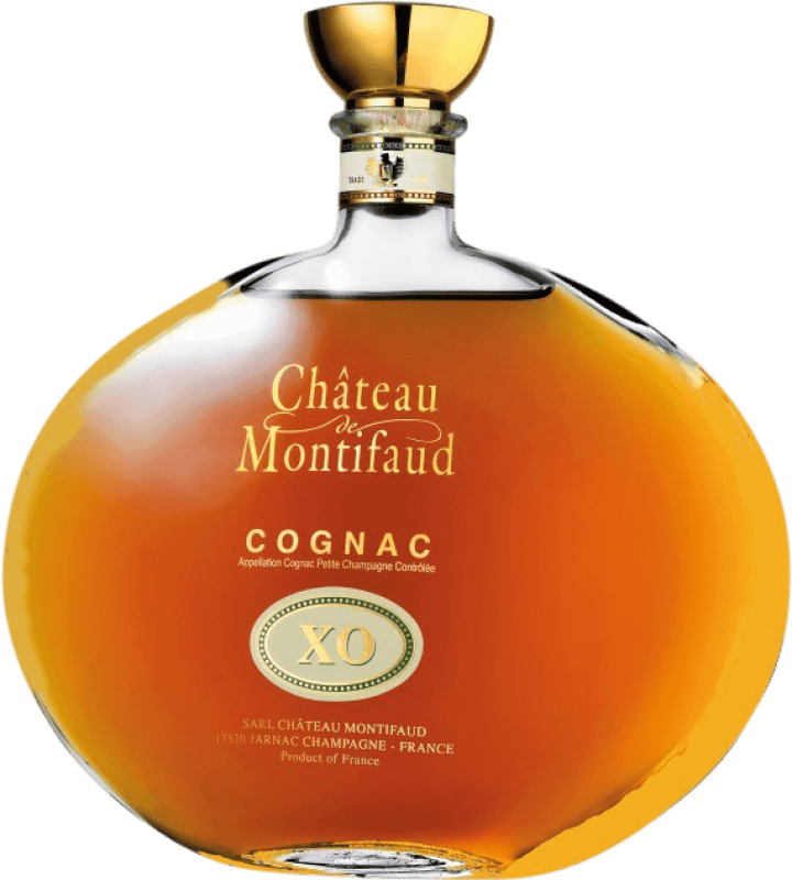 136,95 € 免费送货 | 干邑白兰地 Château Montifaud Petite Champagne — 小尚邦 XO Extra Old — 特陈 A.O.C. Cognac 法国 中瓶装 50 cl