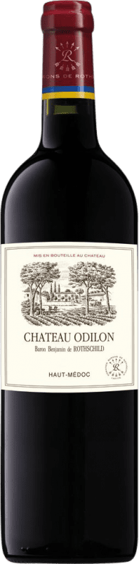 29,95 € Envío gratis | Vino Tinto Château Odilon A.O.C. Bordeaux Burdeos Francia Merlot, Cabernet Sauvignon Botella 75 cl