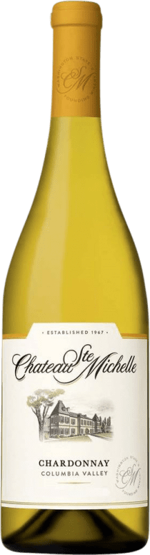 18,95 € Spedizione Gratuita | Vino bianco Château Ste. Michelle I.G. Columbia Valley Washington stati Uniti Chardonnay Bottiglia 75 cl