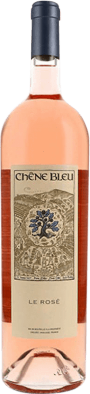 51,95 € 免费送货 | 玫瑰酒 Chêne Bleu Le Rosé A.O.C. Côtes du Rhône 罗纳 法国 Grenache, Nebbiolo, Vermentino, Rolle 瓶子 Magnum 1,5 L