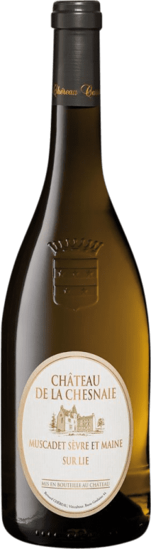 14,95 € Spedizione Gratuita | Vino Bianco Chéreau Carré Château de la Chesnaie Sur Lies — Sulle Fecce A.O.C. Muscadet-Sèvre et Maine Loire Francia Melon de Bourgogne 75 cl