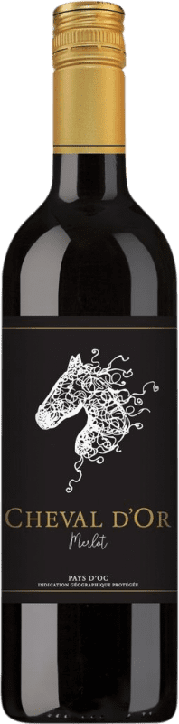 6,95 € Free Shipping | Red wine Cheval d'Or France Merlot Bottle 75 cl