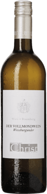 17,95 € Free Shipping | White wine Christ Der Vollmondwein Wiener Dry D.A.C. Wien Viena Austria Pinot White Bottle 75 cl