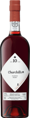 32,95 € Free Shipping | Fortified wine Churchill's Tawny I.G. Porto Porto Portugal Nebbiolo, Touriga Franca, Tinta Roriz, Tinta Barroca 10 Years Bottle 75 cl