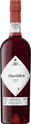 44,95 € Spedizione Gratuita | Vino Liquoroso Churchill's Tawny I.G. Porto porto Portogallo Nebbiolo, Touriga Franca, Tinta Roriz, Tinta Barroca 10 Anni 75 cl