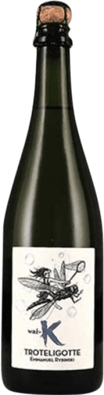 19,95 € Бесплатная доставка | Белое вино Clos Troteligotte Waz K Pétillant Naturel A.O.C. Cahors Occitania Франция Nebbiolo, Viognier, Chardonnay бутылка 75 cl