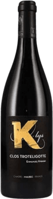 21,95 € Kostenloser Versand | Rotwein Clos Troteligotte K-lys A.O.C. Cahors Occitania Frankreich Malbec 75 cl