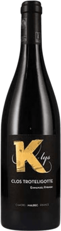 21,95 € Kostenloser Versand | Rotwein Clos Troteligotte K-lys A.O.C. Cahors Occitania Frankreich Malbec Flasche 75 cl