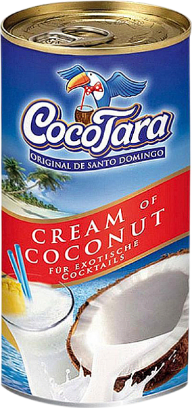 4,95 € Free Shipping | Schnapps CocoTara Cream Dominican Republic Can 33 cl Coconut Alcohol-Free