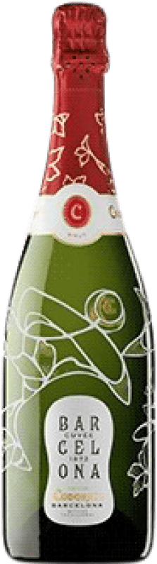 17,95 € Envio grátis | Espumante branco Codorníu Cuvée Barcelona 1872 Brut D.O. Penedès Catalunha Espanha Macabeo Garrafa 75 cl