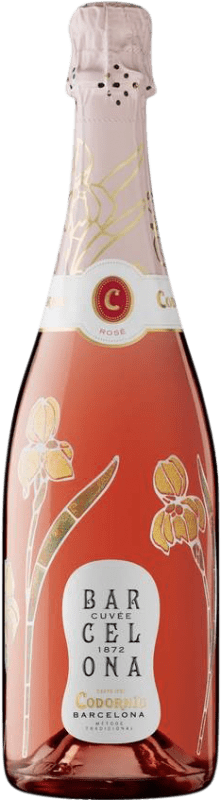 17,95 € 免费送货 | 玫瑰气泡酒 Codorníu Cuvée Barcelona 1872 Rosado 加泰罗尼亚 西班牙 瓶子 75 cl