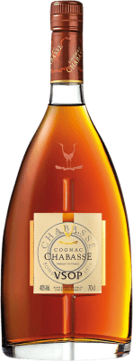 76,95 € 免费送货 | 科涅克白兰地 Chabasse VSOP A.O.C. Cognac 法国 Follec White, Ugni Blanco, Colombard 5 岁 瓶子 70 cl