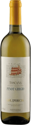 12,95 € Spedizione Gratuita | Vino bianco Col d'Orcia D.O.C. Sant'Antimo Toscana Italia Pinot Grigio Bottiglia 75 cl