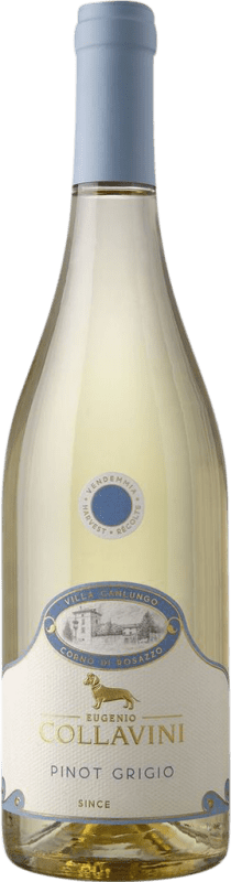 14,95 € Kostenloser Versand | Weißwein Collavini Villa Canlungo I.G.T. Friuli - Venezia Giulia Venetien Italien Pinot Gris — Grauburgunder Flasche 75 cl