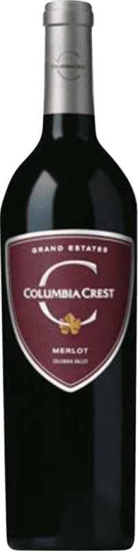 17,95 € 免费送货 | 红酒 Columbia Crest Grand Estates I.G. Columbia Valley Washington 美国 Merlot 瓶子 75 cl