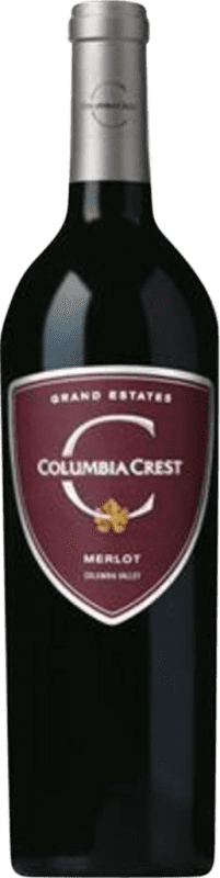 17,95 € Kostenloser Versand | Rotwein Columbia Crest Grand Estates I.G. Columbia Valley Washington Vereinigte Staaten Merlot Flasche 75 cl