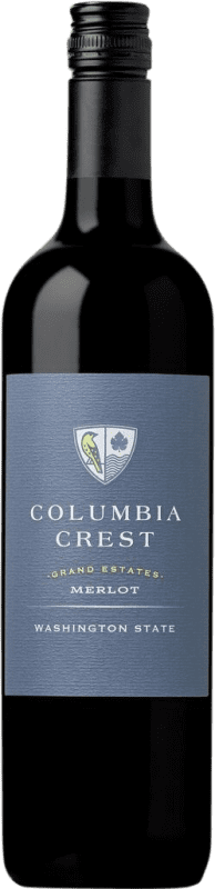 17,95 € Envoi gratuit | Vin Rouge Columbia Crest Grand Estates I.G. Columbia Valley Washington États Unis Merlot Bouteille 75 cl