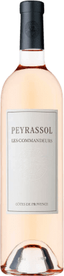 29,95 € Бесплатная доставка | Розовое вино Commanderie de Peyrassol Commandeurs Cuvée, Rosé — Розе A.O.C. Côtes de Provence Прованс Франция Garnacha — Гренаш, Cinsault — Сансо Eco — Эко Био Органический 75 cl