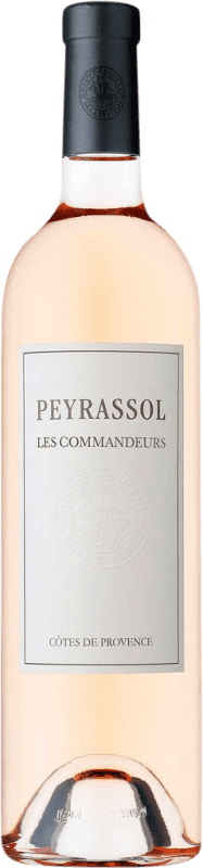 26,95 € 免费送货 | 玫瑰酒 Commanderie de Peyrassol Cuvée des Commandeurs Rosé A.O.C. Côtes de Provence 普罗旺斯 法国 Grenache, Cinsault 瓶子 75 cl