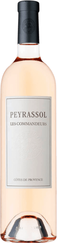 29,95 € Бесплатная доставка | Розовое вино Commanderie de Peyrassol Commandeurs Cuvée, Rosé — Розе A.O.C. Côtes de Provence Прованс Франция Garnacha — Гренаш, Cinsault — Сансо Eco — Эко Био Органический 75 cl