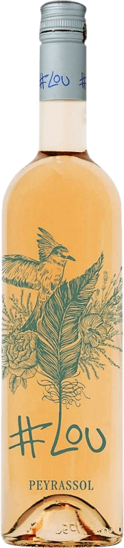 22,95 € Бесплатная доставка | Розовое вино Commanderie de Peyrassol Lou A.O.C. Côtes de Provence Прованс Франция Syrah — Сира, Garnacha — Гренаш, Cinsault — Сансо Eco — Эко Био Органический 75 cl
