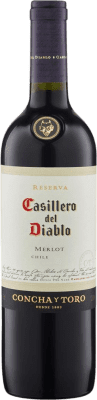 10,95 € Envoi gratuit | Vin Rouge Concha y Toro Casillero del Diablo I.G. Valle de Rapel Chili Merlot 75 cl