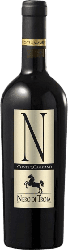 10,95 € Envío gratis | Vino tinto Conte di Campiano I.G.T. Puglia Puglia Italia Nero di Troia Botella 75 cl
