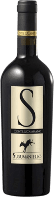 13,95 € Free Shipping | Red wine Conte di Campiano I.G.T. Salento Italy Susumaniello Bottle 75 cl