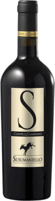 10,95 € Spedizione Gratuita | Vino Rosso Conte di Campiano I.G.T. Salento Italia Susumaniello 75 cl