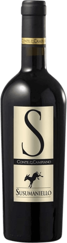 13,95 € Spedizione Gratuita | Vino rosso Conte di Campiano I.G.T. Salento Italia Susumaniello Bottiglia 75 cl