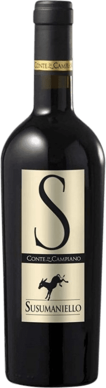 13,95 € Envío gratis | Vino tinto Conte di Campiano I.G.T. Salento Italia Susumaniello Botella 75 cl