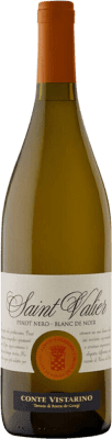 18,95 € Envio grátis | Vinho branco Conte Vistarino Blanc de Noir St Valier I.G.T. Lombardia Lombardia Itália Pinot Preto Garrafa 75 cl