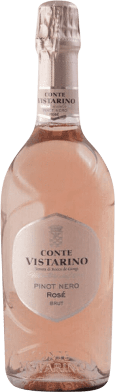 15,95 € Spedizione Gratuita | Spumante rosato Conte Vistarino Spumante Rosé Brut I.G.T. Veneto Veneto Italia Bottiglia 75 cl