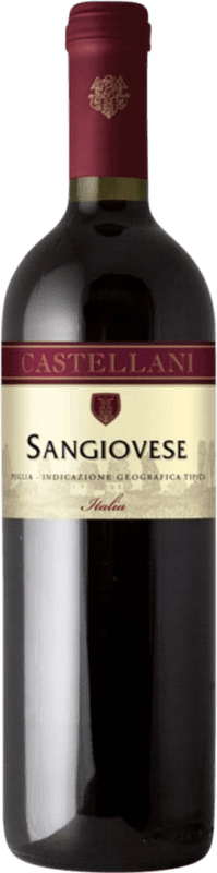 8,95 € Бесплатная доставка | Красное вино Contessa Marina Castellani I.G.T. Puglia Апулия Италия Sangiovese бутылка 75 cl