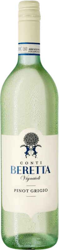 6,95 € Envío gratis | Vino blanco Conti Beretta I.G.T. Delle Venezie Venecia Italia Pinot Gris Botella 75 cl