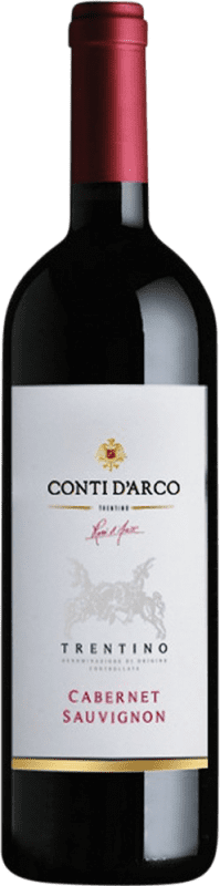 17,95 € Spedizione Gratuita | Vino Rosso Conti d'Arco D.O.C. Trentino Trentino Italia Cabernet Sauvignon 75 cl