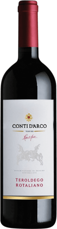 13,95 € Envoi gratuit | Vin Rouge Conti d'Arco D.O.C. Teroldego Rotaliano Trentin Italie Teroldego Bouteille 75 cl