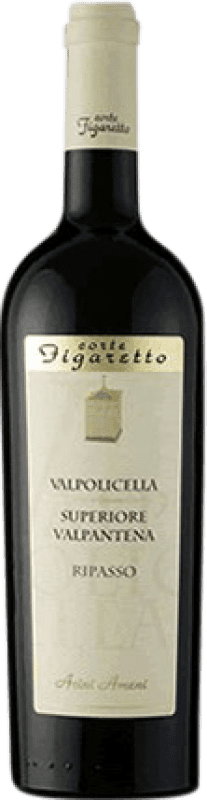 23,95 € Spedizione Gratuita | Vino Rosso Corte Figaretto Acini Ameni Valpantena D.O.C. Valpolicella Ripasso Venecia Italia Nebbiolo, Corvina, Molinara 75 cl