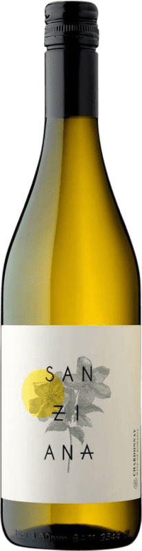 9,95 € Spedizione Gratuita | Vino bianco Cramele Recas Sanziana Romania Chardonnay Bottiglia 75 cl