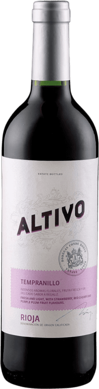 9,95 € 送料無料 | 赤ワイン Criadores de Rioja. Altivo D.O.Ca. Rioja ラ・リオハ スペイン Tempranillo ボトル 75 cl