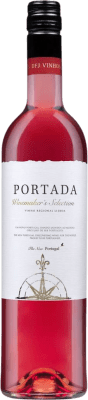 9,95 € Kostenloser Versand | Rosé-Wein D.F.J. José Neiva Correia Portada Rosé I.G. Vinho Regional de Lisboa Lisboa Portugal Syrah, Tinta Roriz, Castelão Flasche 75 cl